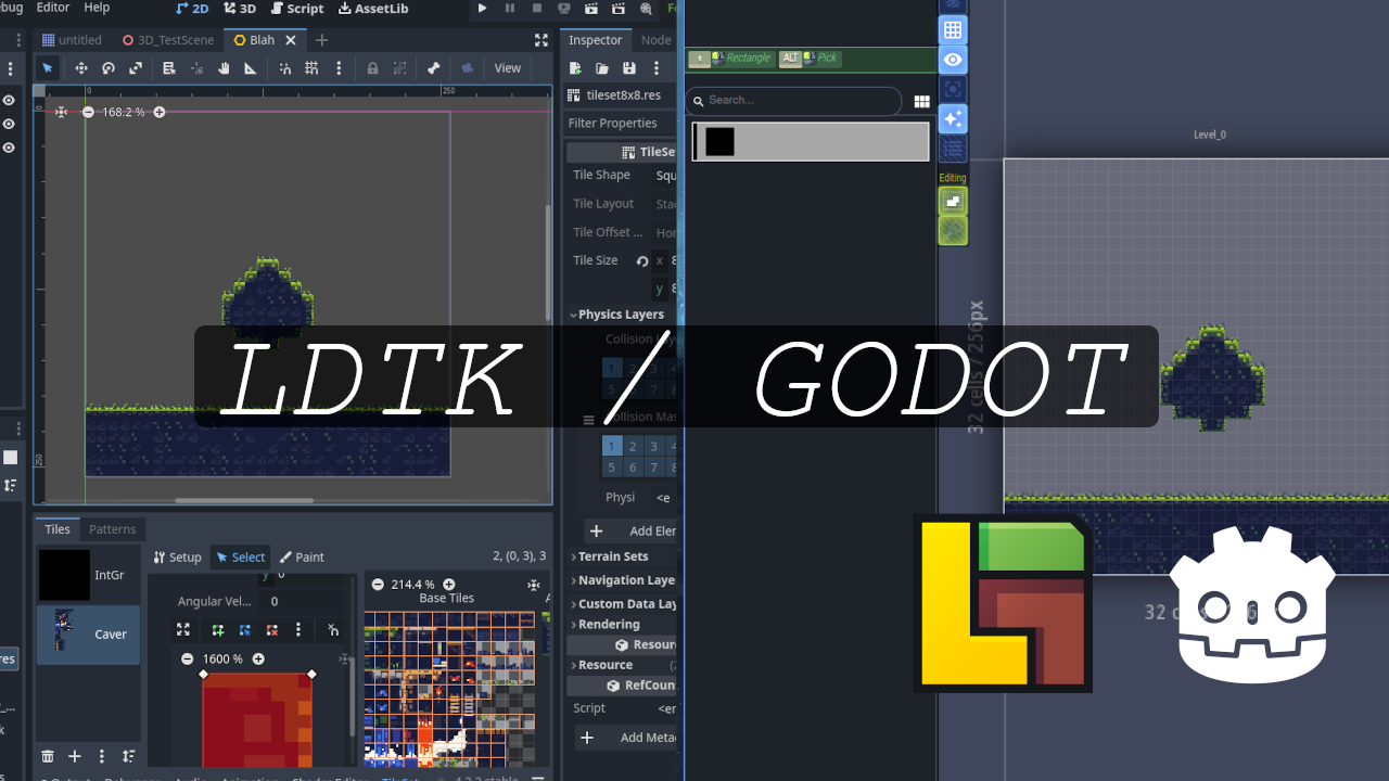 Setting up LDTK and exporting Scenes to Godot